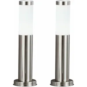 Etc-shop - Lot de 2 lampadaires d'extérieur IP44 éclairage de jardin e... pas cher