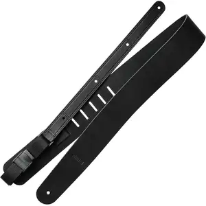 Richter 1152ST Raw II Punch Slide Tailpiece® Black Guitar Strap pas cher