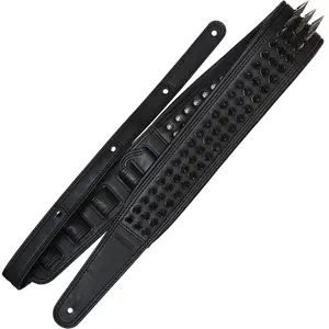 Richter 1813 Blackness Gunblack Spikes Sangle De Guitare