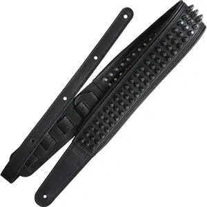 Richter 1814 Blackness Gunblack Pan Head Studs Sangle De Guitare pas cher