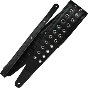 Richter 1803 Black / Silver Springbreak III Grommet Premium leren gita... pas cher