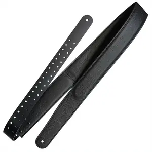 Richter 1582 Raw IV Vegan Black Guitar Strap pas cher