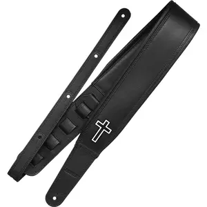 Richter 1008BHW-C Brent Hinds Signature, Black/White Cross, Gitaarband pas cher