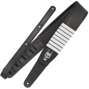 Richter 1008MKH-ONI Matt Heafy Signature, Black / White Stripes&Oni Gitaarband pas cher