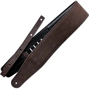 Richter 2043 Brown Raw III Pad Nappa Guitar Strap pas cher