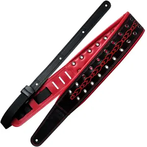 Richter 2040 Hans Platz Signature, Black & Red, Gitaarband pas cher