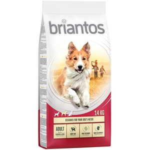 14kg Adult poulet, riz Briantos - Croquettes pour chien pas cher