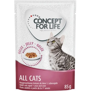 12x85g All Cats en gelée Concept for Life - Pâtée pour chat pas cher