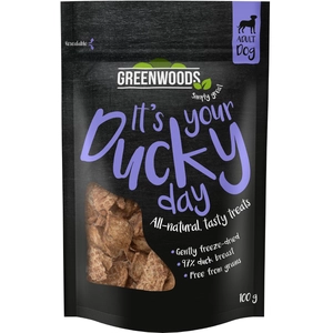 100g Nuggets Greenwoods, canard - Friandises pour chien pas cher