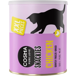 200g XXL poulet Maxi Tube Cosma Snackies & XXL Friandises lyophilisées pour chat pas cher
