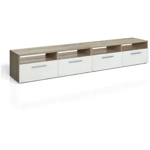 Vicco meuble tv Diego, Sonoma, 190 x 38 cm pas cher