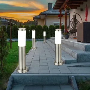Etc-shop - 4x Lampadaire d'extérieur à led lampadaire éclairage de che... pas cher