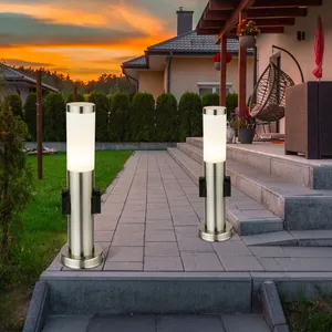 ETC-SHOP Lot de 2 douilles de lampe sur pied extérieur éclairage de ja... pas cher