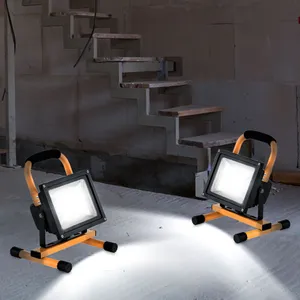 ETC-SHOP Projecteur de construction projecteur d'atelier lumière LED e... pas cher