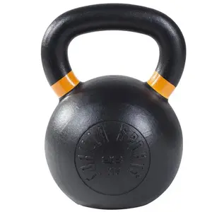 Gorilla Sports Kettlebell - 28 kg - Gietijzer - Olympisch - Zwart