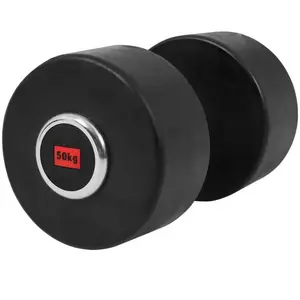 Comparateur de prix : Gorilla Sports Dumbell - Vaste Halter - Gietijzer met Rubber coating - 50 kg