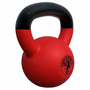 Comparateur de prix : GORILLA SPORTS Kettlebell de 18 KG en fonte avec revÃªtement nÃ©oprÃ¨ne - haltÃ¨re russe