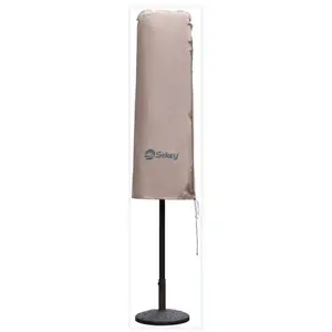 Housse de Protection pour Parasol - SEKEY - Deux Hauts Taupe - 100% Po... pas cher