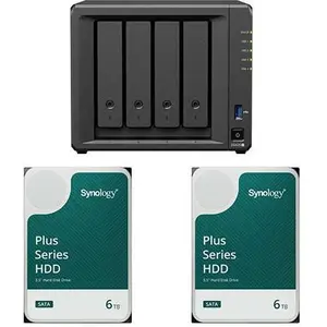 Synology DS425+ DiskStation + 12 TB 2x Plus 3.5"" SATA HDD Festplatte ... pas cher