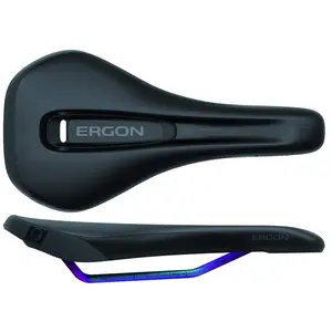 Ergon Selle SM Enduro Comp oilslick Homme S/M noir/rails Oil Slick pas cher