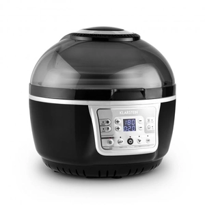 KLARSTEIN VitAir Turbo hetelucht friteuse grijs-zwart 1400w grillen bakken 9l pas cher
