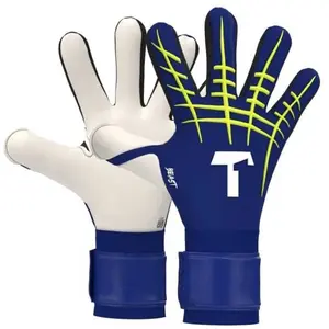 Comparateur de prix : T1tan Gants De Gardien De But Avec Protection Des Doigts Blue Beast 3....
