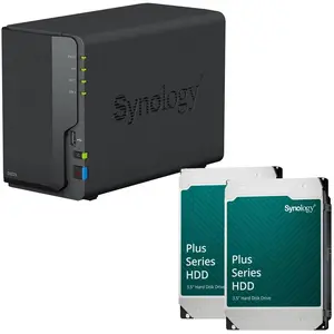 Synology DiskStation DS223 Serveur NAS 2 baies boîtier vide + 2x Plus ... pas cher