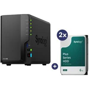 Synology DiskStation DS225+ 2 baies Boîtier vide pour serveur NAS + 2x... pas cher
