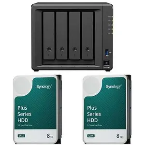 Synology DS925+ DiskStation + 16 TB 2x Plus 3.5"" SATA 6Gb/s Festplatt... pas cher
