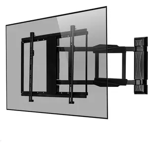 MonLines mySwing MSM09 Support TV mural électrique 65-75 pouces, noir (Mur, 75", 55 kg), Support mural TV, Noir