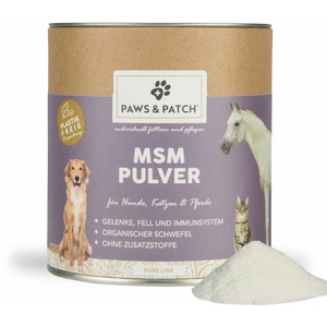 400g PAWS & PATCH MSM poudre aliment simple chien pas cher
