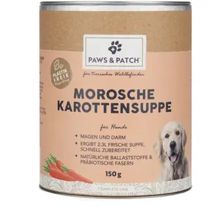 Lot économique : 2x 150g PAWS & PATCH Moros Karottensuppe Ergänzungsfutter für Hunde pas cher