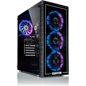BEASTCOM Q5 Pro Gaming, PC Gamer, AMD Ryzen 9 5900X, NVIDIA RTX 3050, 32Go RAM, 1 To  NVMe, WiFi, Win11 pas cher