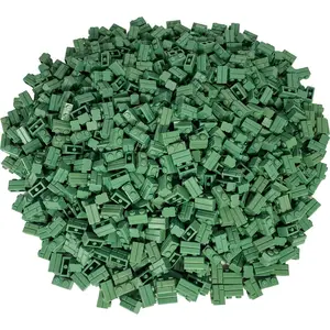 LEGO 1x2 Briques Vert Sable - 100 pièces - briques vert sable 98283 (9... pas cher