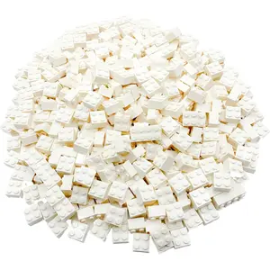 LEGO Briques  2X2 blanches - Classiques, Basiques, Ville - blanches - ... pas cher