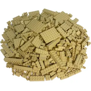 LEGO Briques Beige mélangé - 100 pièces - Tan bricks mix - NOUVEAU (LE... pas cher