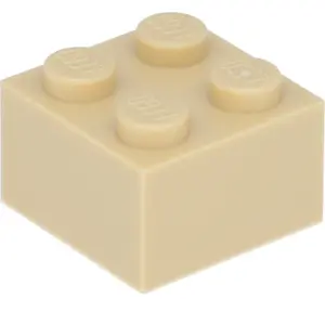 LEGO 2X2 Briques Beige - Classique, Basique, Ville - Tan - 3003 pièces... pas cher