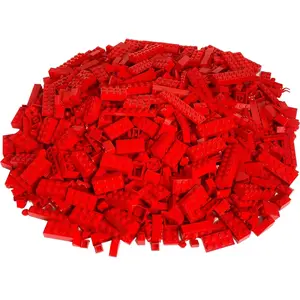 LEGO pierres rouges mélangées pas cher