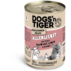 Menu gourmet Dogs’n Tiger 6 x 400 g pour chat pas cher