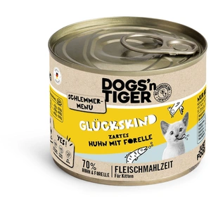 Menu gourmet Dogs’n Tiger 6 x 200 g pour chat pas cher