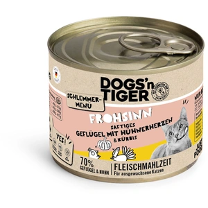 Menu gourmet Dogs’n Tiger 6 x 200 g pour chat pas cher