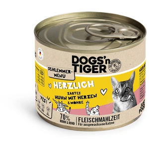 Menu gourmet Dogs’n Tiger 6 x 200 g pour chat pas cher