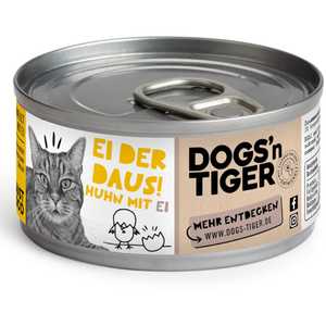 Dogs’n Tiger Filet 12 x 70 g pour chat - filet de poulet et oeuf pas cher