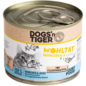 6x200g Dogs’n Tiger Adult 6 x 200 g pour chat pas cher