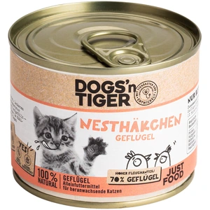 6x 200g Dogs’n Tiger Junior 6 x 200 g pour chat pas cher