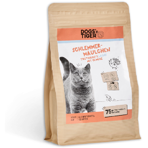 Dogs'n Tiger - Schlemmermäulchen - Croquettes pour chat avec 75% de viande - Sans sucre ni céréales (dinde et saumon aux légumes - 1 x 10 kg)Vendu parzooplus-be