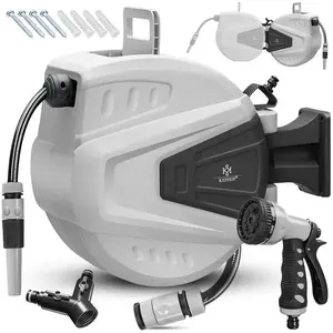 KESSER® Tuinslanghaspel Automatische Wandslangenbox inclusief 30 meter... pas cher