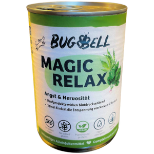BugBell Menus végans 12 x 400 g pour chien - Magic Relax pas cher