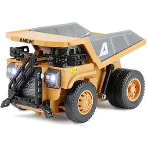 Comparateur de prix : Amewi Mini-Kipper aus Metall proportional 8-Kanal 1:64 RTR