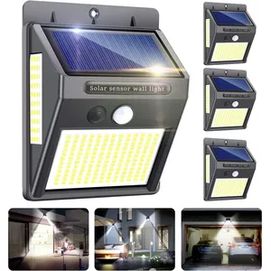 COOCHEER Lampe Solaire Extérieure Innosinpo 4 pcs 216 led 1000 Lumens Lumière Solaire Extérieure avec Détecteur de Mouvement Grand Angle 300º Éclairage pas cher